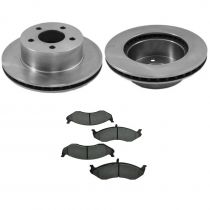 2000 - 2001 Jeep Cherokee   Front Brake Pad & Rotor Kit PREMIUM SEMI-METALLIC