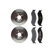 1990 - 1998 Jeep Cherokee   Front Brake Pad & Rotor Kit SEMI-METALLIC for 4WD Models (Raybestos)