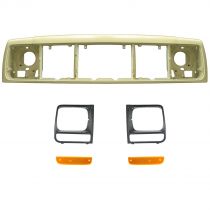 1997 - 2001 Jeep Cherokee   Header Panel, Parking Light, & Headlight Bezel Kit
