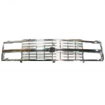 1988 - 1989 Chevy 1500 Pickup Truck 100% ALL CHROME Grille (Grill) (with Dual Headlights)