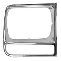 1997 - 2001 Jeep Cherokee  Headlight Trim Bezel Chrome Passenger Side