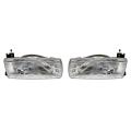 1991 - 1992 Nissan Sentra Composite Headlight Pair