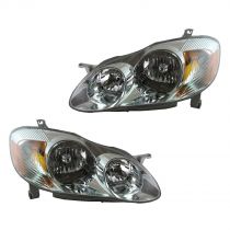 2003 - 2004 Toyota Corolla   S Headlight Pair