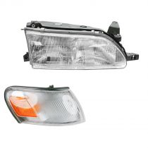 1993 Toyota Corolla  2WD Headlight and Corner Light Kit Passenger Side