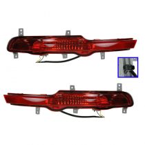 2011 - 2012 Kia Sportage   Rear Red Bumper Reflector Pair