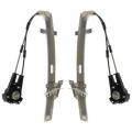 1987 - 1989 Mercury Tracer   2 Door Manual Window Regulator Front Pair